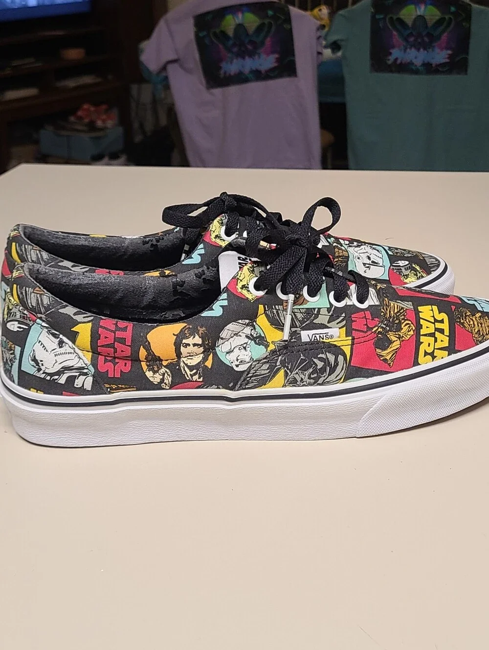 Vans X Star Wars Classic Repeat Era comic book skateboard sneakers size 10.5